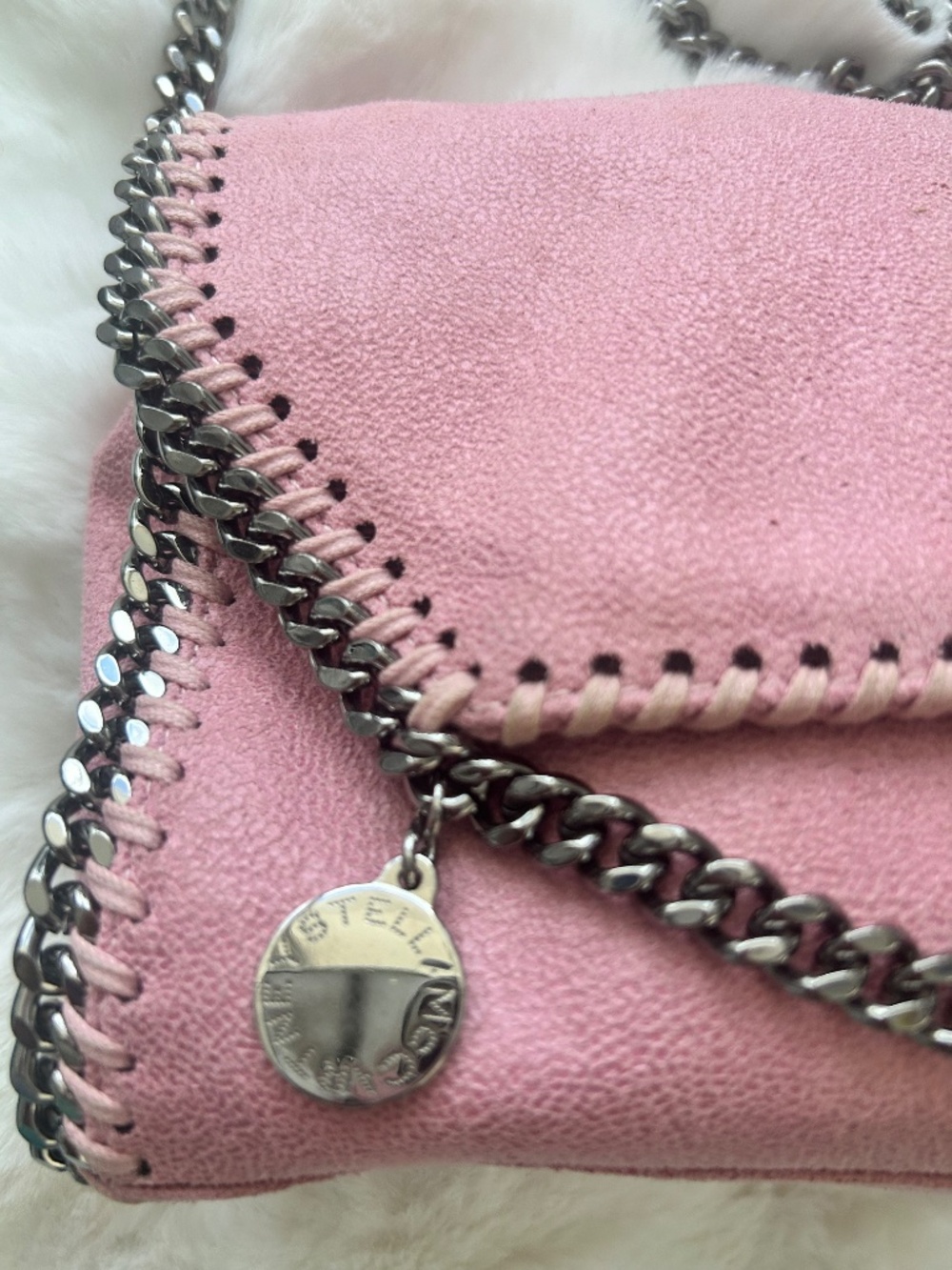 STELLA!!! Stella McCartney Falabella bag PINK - Picture 2 of 14